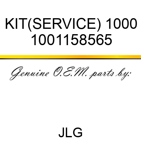 KIT(SERVICE) 1000 1001158565