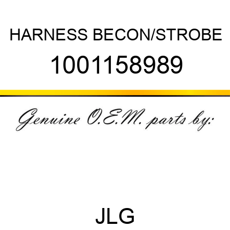 HARNESS BECON/STROBE 1001158989