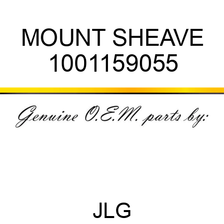 MOUNT SHEAVE 1001159055