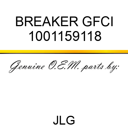 BREAKER GFCI 1001159118