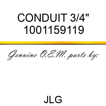 CONDUIT 3/4