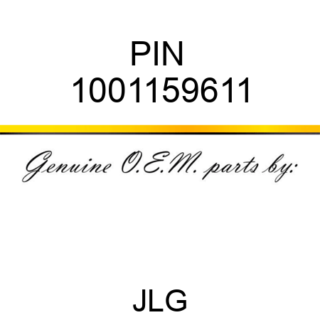 PIN  1001159611
