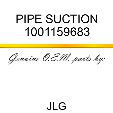 PIPE SUCTION 1001159683