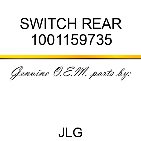 SWITCH REAR 1001159735