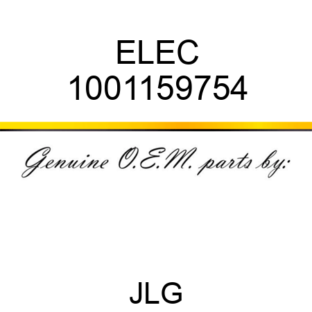 ELEC 1001159754