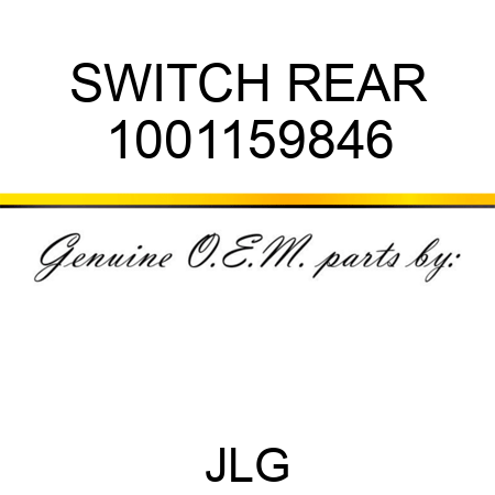 SWITCH REAR 1001159846