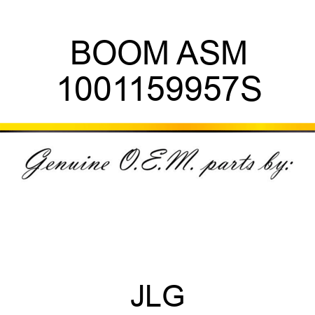 BOOM ASM 1001159957S