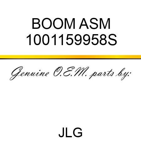 BOOM ASM 1001159958S