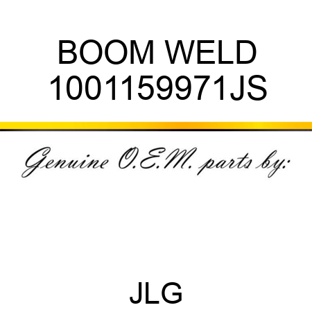 BOOM WELD 1001159971JS