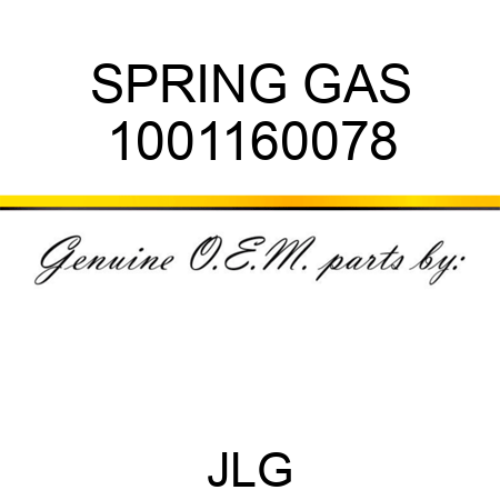 SPRING GAS 1001160078