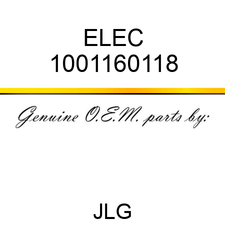 ELEC 1001160118