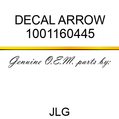 DECAL ARROW 1001160445