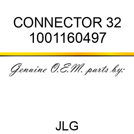 CONNECTOR 32 1001160497