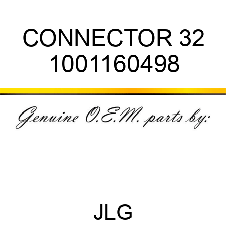 CONNECTOR 32 1001160498