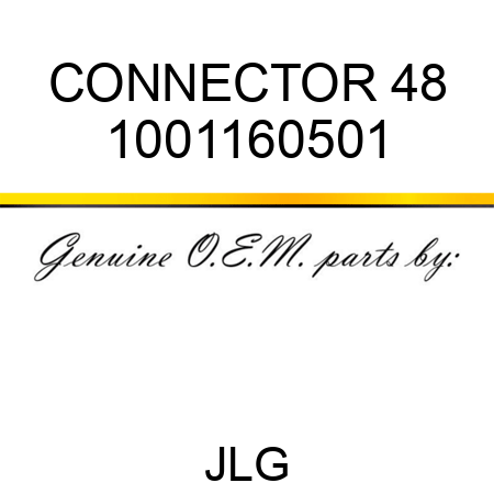 CONNECTOR 48 1001160501