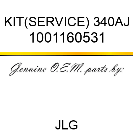 KIT(SERVICE) 340AJ 1001160531
