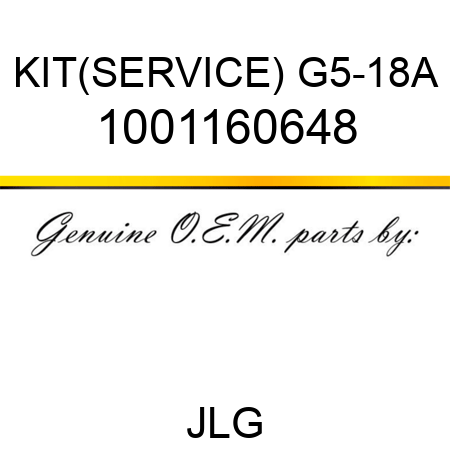 KIT(SERVICE) G5-18A 1001160648