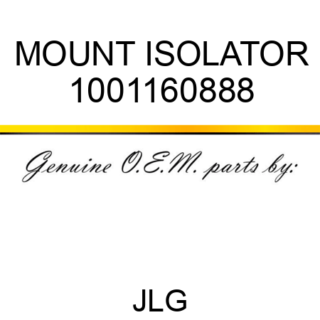MOUNT ISOLATOR 1001160888