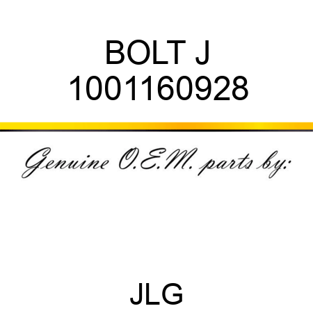BOLT J 1001160928