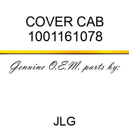 COVER CAB 1001161078