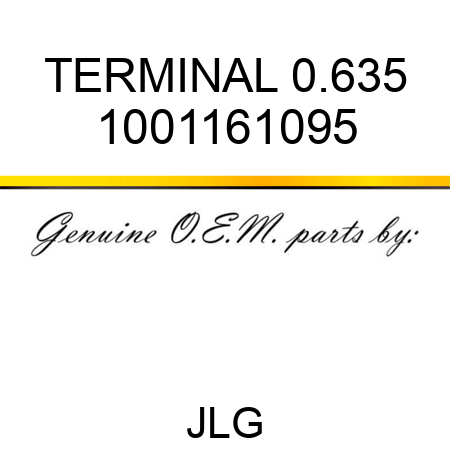 TERMINAL 0.635 1001161095