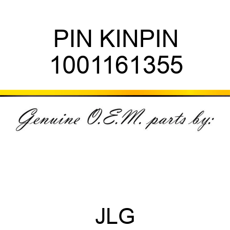 PIN KINPIN 1001161355