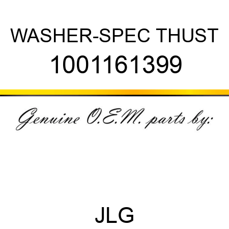 WASHER-SPEC THUST 1001161399