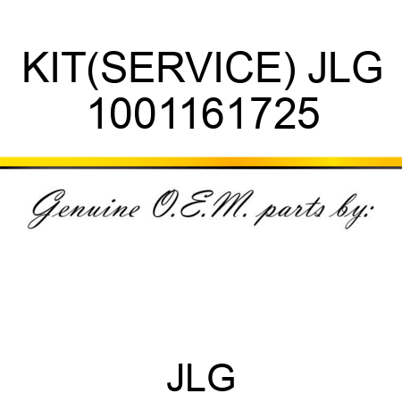 KIT(SERVICE) JLG 1001161725