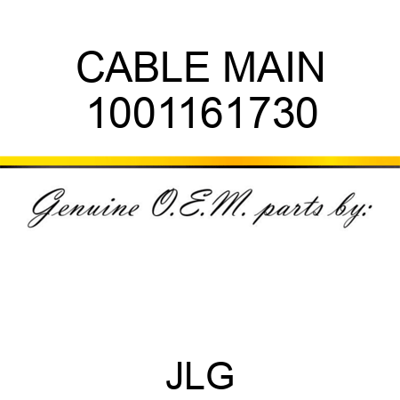 CABLE MAIN 1001161730