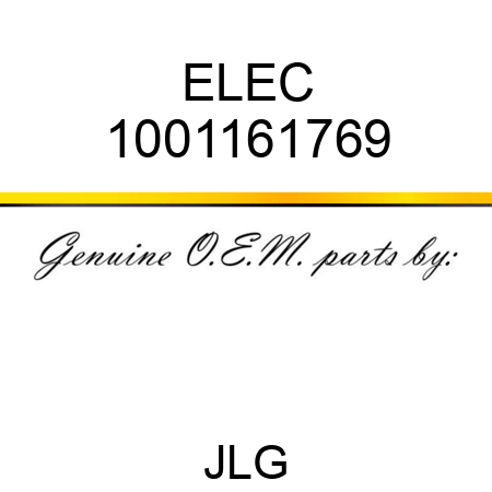ELEC 1001161769