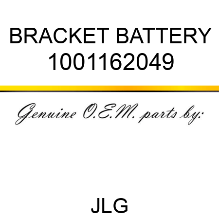 BRACKET BATTERY 1001162049