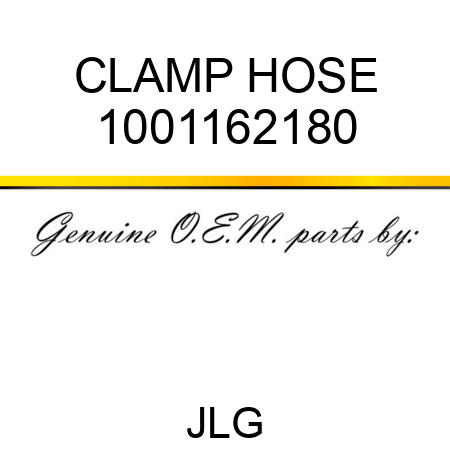 CLAMP HOSE 1001162180