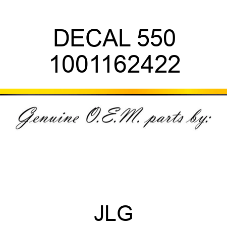 DECAL 550 1001162422