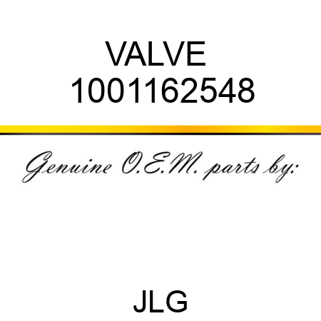 VALVE  1001162548