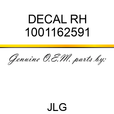 DECAL RH 1001162591