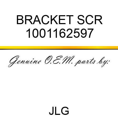 BRACKET SCR 1001162597