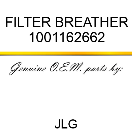 FILTER BREATHER 1001162662