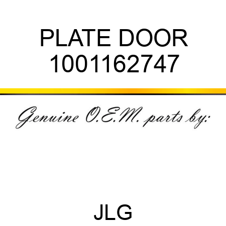 PLATE DOOR 1001162747