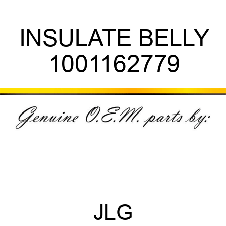 INSULATE BELLY 1001162779