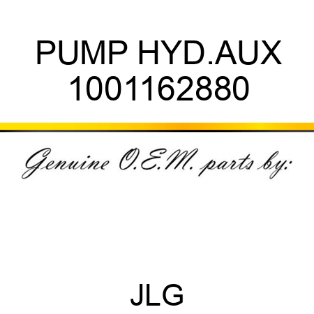 PUMP HYD.AUX 1001162880