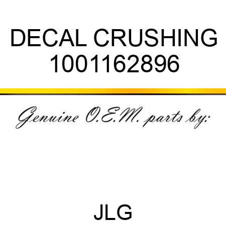 DECAL CRUSHING 1001162896