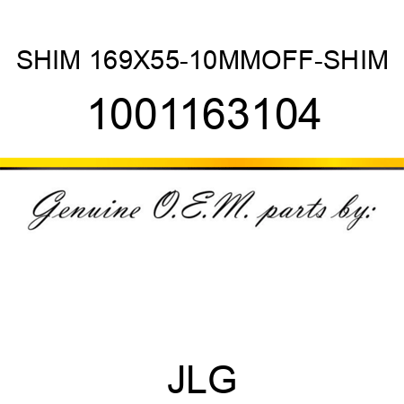 SHIM 169X55-10MMOFF-SHIM 1001163104