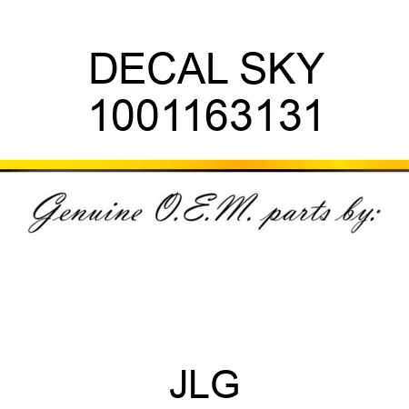DECAL SKY 1001163131