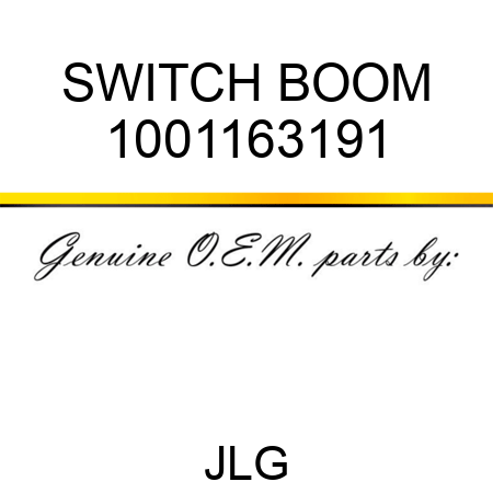 SWITCH BOOM 1001163191