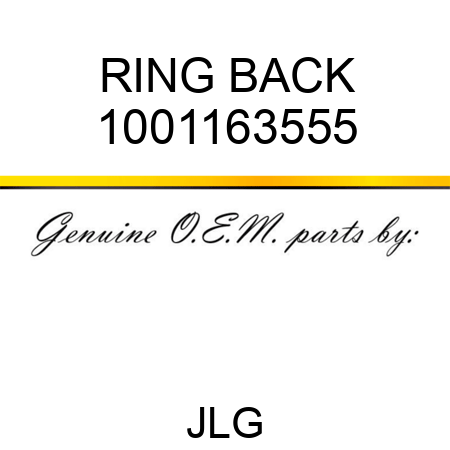 RING BACK 1001163555