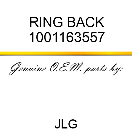 RING BACK 1001163557