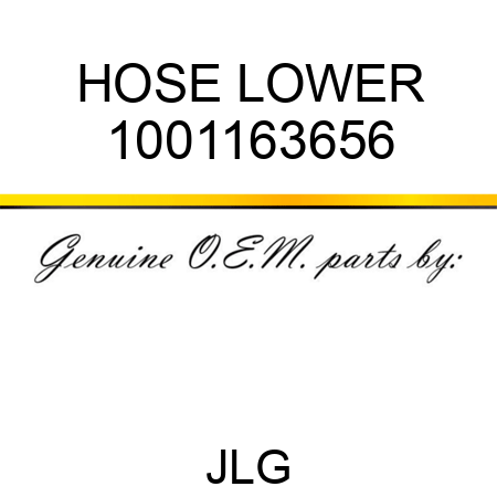 HOSE LOWER 1001163656
