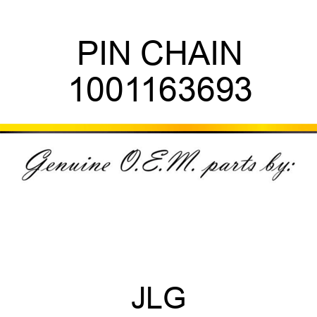 PIN CHAIN 1001163693