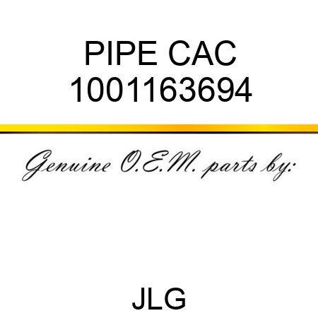 PIPE CAC 1001163694