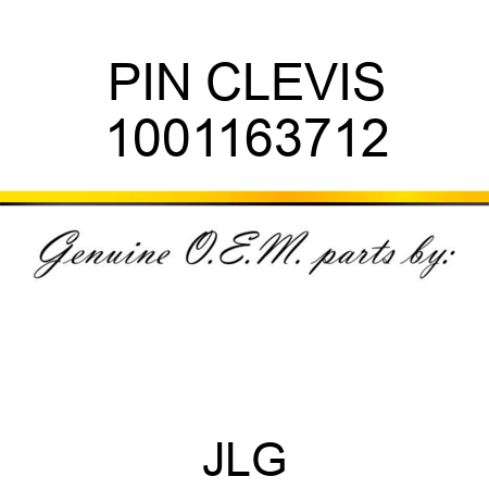 PIN CLEVIS 1001163712